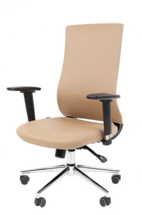 Офисное кресло CHAIRMAN 500 LUX БП экокожа Бежевый_9