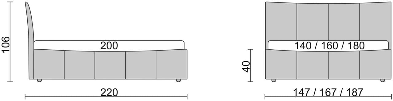 Кровать Stella Красный_68184_1