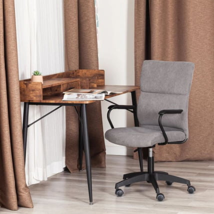 Кресло BENEFIT флок , серый, 29_6