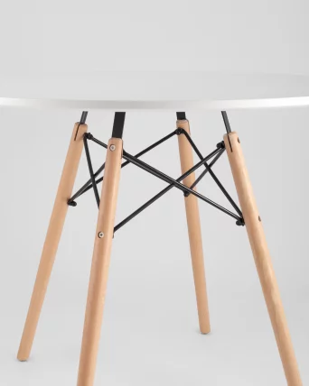 Стол обеденный DSW D90 Белый_5