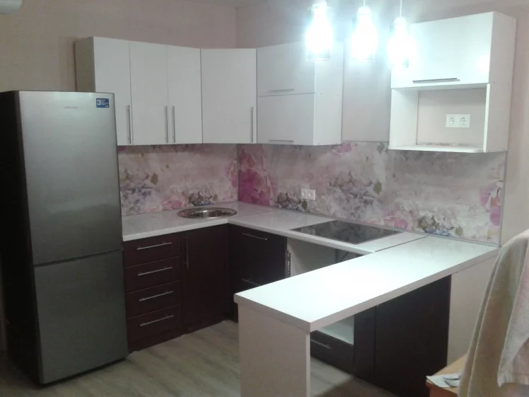 Глянцевый фартук (КОМПОЗИТ) KM 233_3