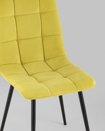 Стул Oliver велюр Золотистый_6