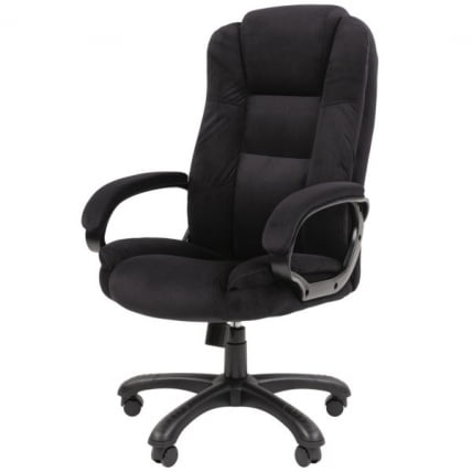 Кресло офисное CHAIRMAN HOME 600 велюр Черный_3