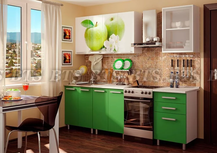 Кухня 1,8 м Яблоко_1