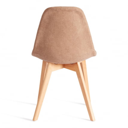 Стул CИНДЙ СОФТ (мод. C1021Ф1-1) фактурный велюр/дерево бук, 55 х 48 х 83 см, Бежевый ЛЙ1701-4 / натуральный / CINDY SOFT (mod. C1021F1-1) LY1701-4_2