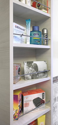 Поворотный шкаф Лупо Шелф (левый) Беленый дуб_2