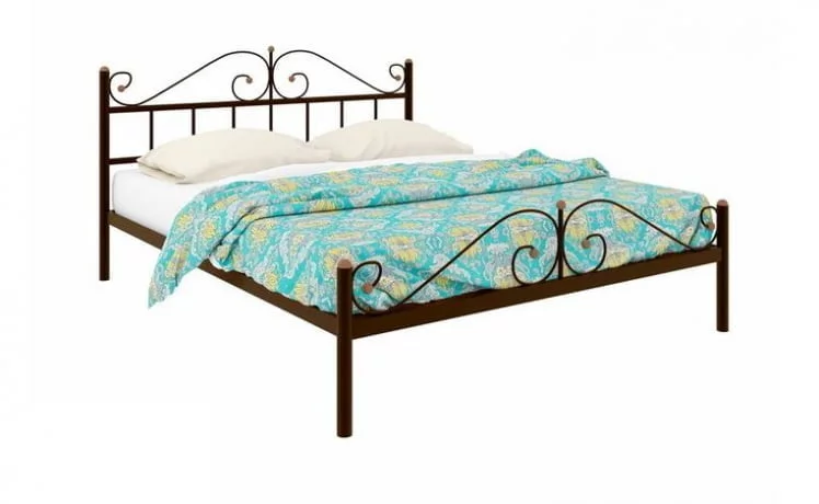 Кровать Диана Plus 1200х2000 Коричневая_0