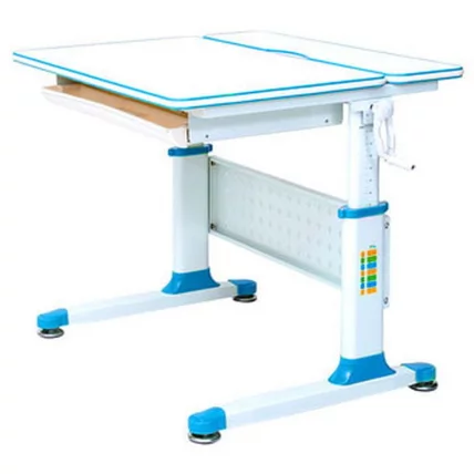 Парта растущая RIFFORMA Comfort-80 Белый Голубой_0