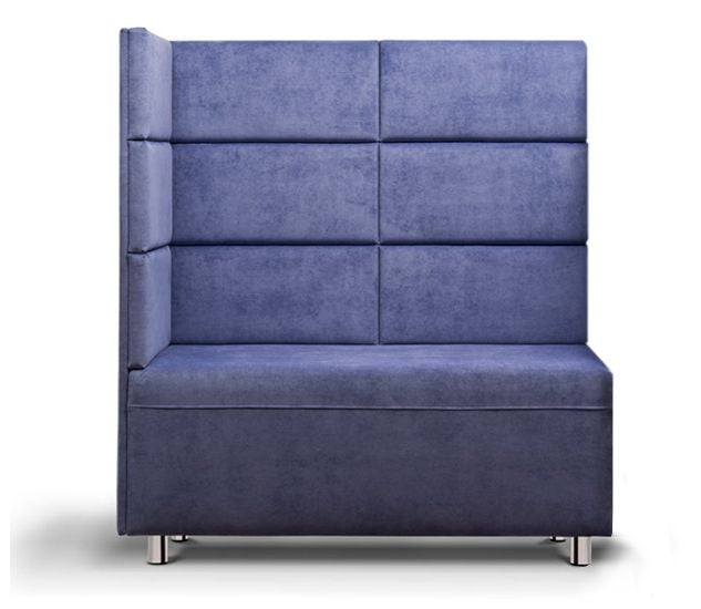 Диван на 120 с правым подлокотником Клаб-10 1В/120 Индиго Крайола_0
