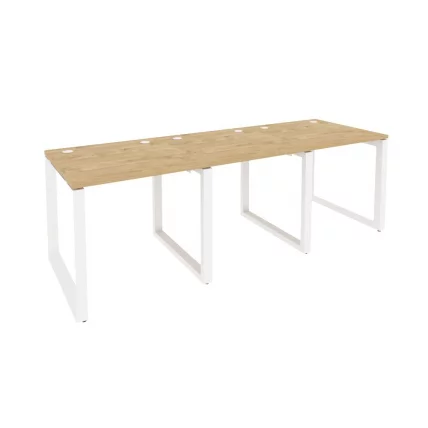 Рабочая станция на О-образном м/к ONIX O.MO-RS-3.0.8 Тиквуд Светлый/Белый_0