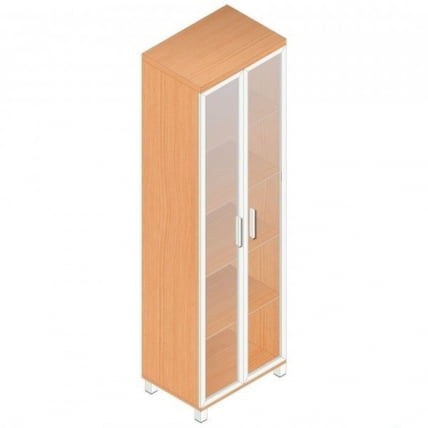 Шкаф для сувениров С.Ш-3СБА Бук светлый_0