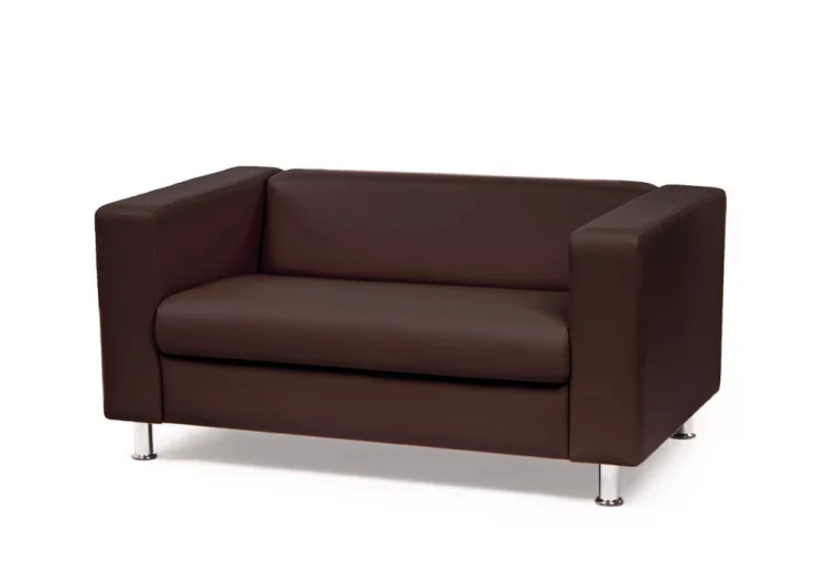 Диван Алекто двухместный Consul Oxblood (кожа)_0