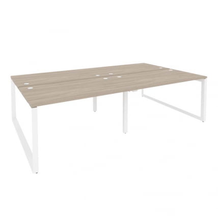Рабочая станция на О-образном м/к ONIX O.MO-D.RS-4.3.8 Дуб Аттик/Белый_0