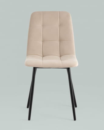 Стул Oliver велюр Бежевый_6