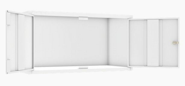 Антресоль к 2-х створчатому медицинскому шкафу ШМС,ШММ_1