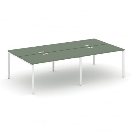 Рабочая станция двухсторонняя на 4 места CONCEPT CN.DRS-006 Кобо Белый_0