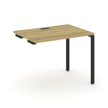 Стол приставка к опорным тумбам/шкафам CONCEPT CN.OSPR-001 Дуб Винченцо Черный_0