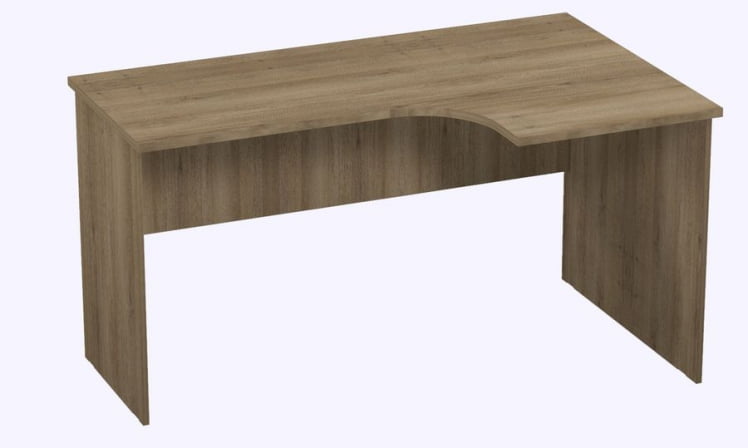 Стол компьютерный угловой Р.РС-16 (правый) Крафт золотой_0