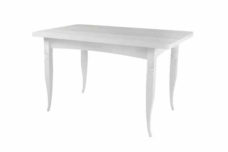 Стол раскладной Ялта-2 с резными опорами Белый Анкор светлый_0