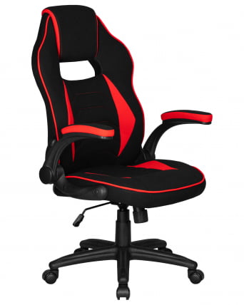 Кресло игровое DOBRIN RICK (черно-красный)_1