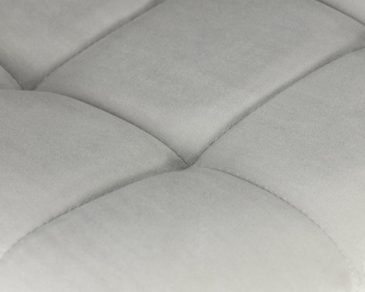 Стул барный DOBRIN NICOLE (черные матовые ножки, светло-серый велюр (108-52))_7