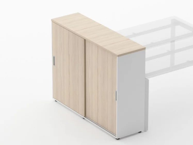 Тумба-купе высокая для рабочего модуля Deka 9.03.145 Туя/Белый_2