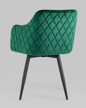 Стул Ника вращающийся велюр Изумрудный_5