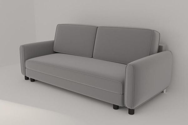 Диван прямой Сундсен (Berhouse) Цвет фасада: Левис 04 велюр; Тип: Прямой; Материал фасада: Металл/Велюр_2