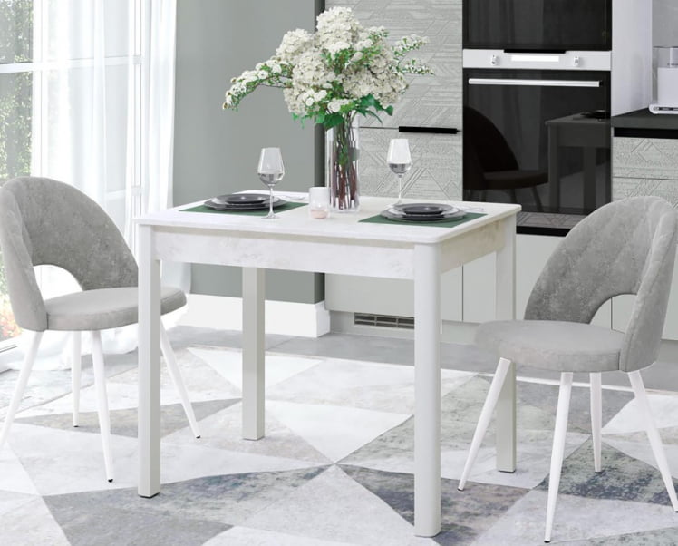 Стол обеденный раскладной Орфей 44 Урбан Милк_0