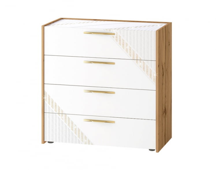 Комод Монако 903.18 Дуб Вотан / Белый шпон / Альпийский белый_0