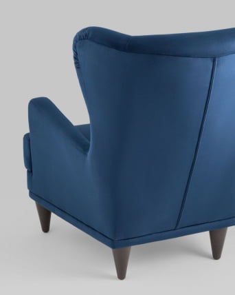 Кресло Скотт велюр Темно-синий_7
