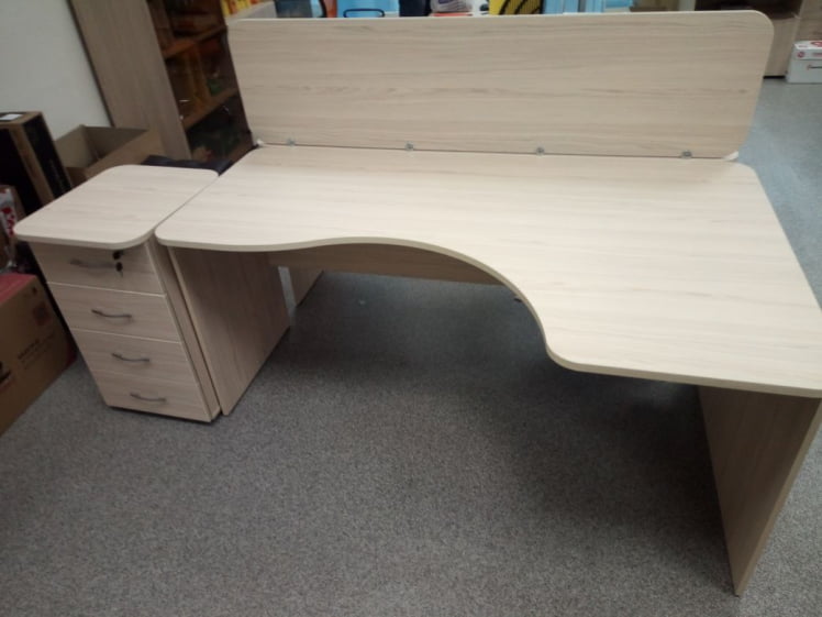 Тумба приставная на 4 ящика Glassy 3.10.11 Туя_2