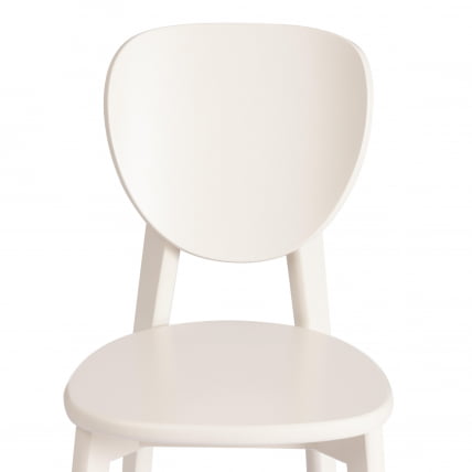 Стул DIAMANTE жесткое сидение бук, 42 х 42 х 85 см, ivory white_5