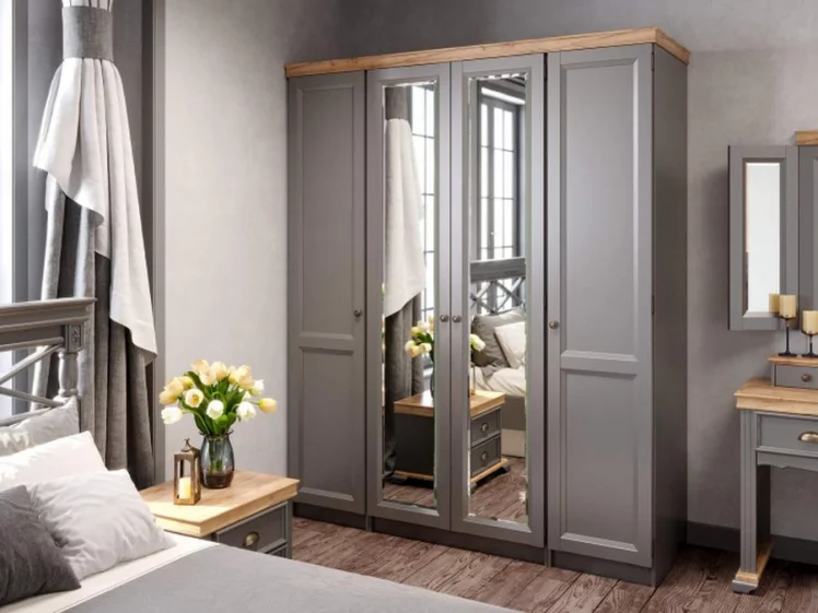 Спальный гарнитур Амели №13 Оникс серый_1