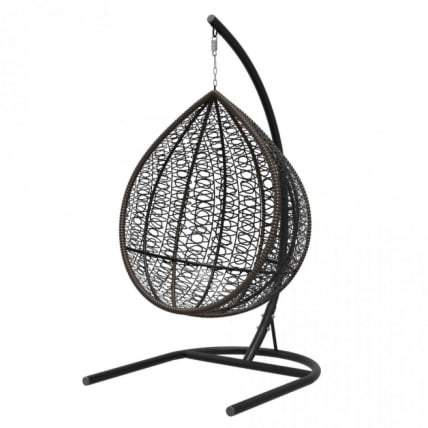 Кресло подвесное Бороло brown Синий_1