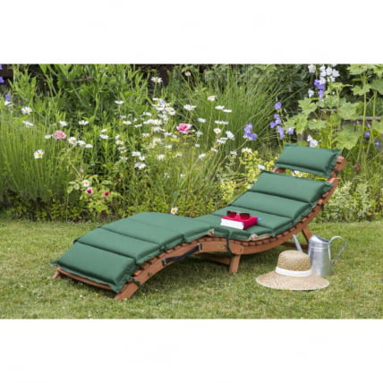 Шезлонг-лежак AFM-803A Beige-Green_0