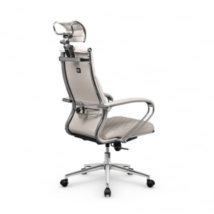 Кресло руководителя Metta L 2c 44C/K116 Infinity Easy Clean (MPES) Комплект 9 Светло-бежевое_3