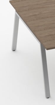 Л-образный металлический каркас с траверсами Deka 74.145.16 К Металлик матовый муар_0