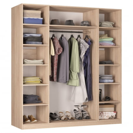 Шкаф распашный R-198х180х60-1-M(ЯАС)_1