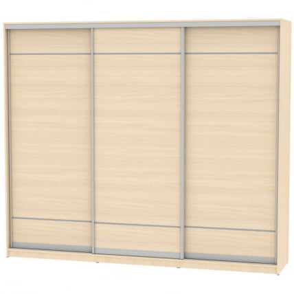 Шкаф-купе B-220х270х60-1(ДМ-D7D7D7)_0