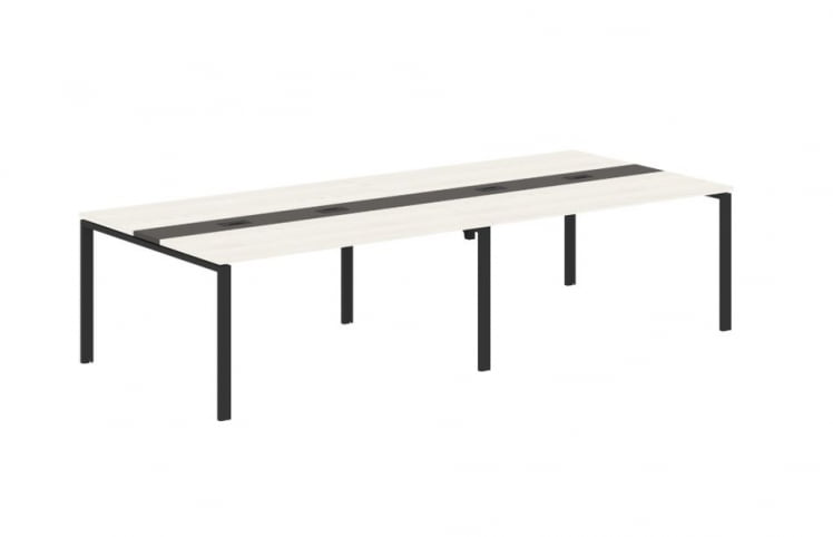 Переговорный стол EDIS EUCT 3114 Ясень Траун Мокко Черный_0