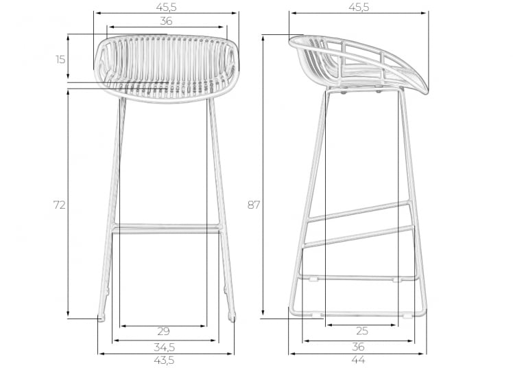 Стул барный ДОБРИН ФРАНК (бежевый) / DOBRIN FRANK_9