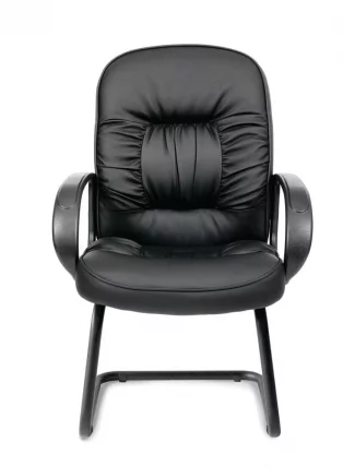 Кресло для посетителя Chairman 416V Черный глянец_1