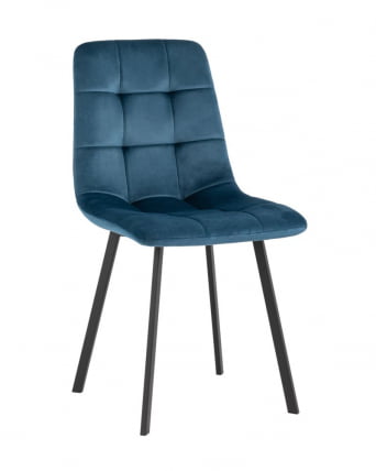 Комплект из двух стульев Chilly велюр сине-зеленый 2 шт._1