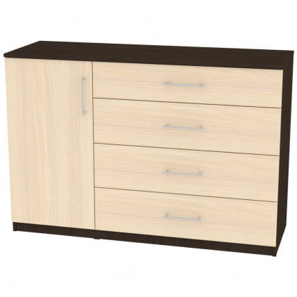 Комод Калисто(K44)923х1352х468ручкарейлинг160мм(Венге-ДМ)_0