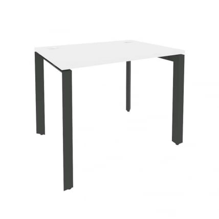 Стол рабочий на П-образном м/к ONIX O.MP-SP-1.7 Белый Бриллиант/Антрацит_0