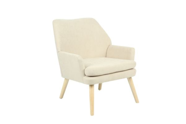 Кресло Харви бежевый деревянные ножки_1