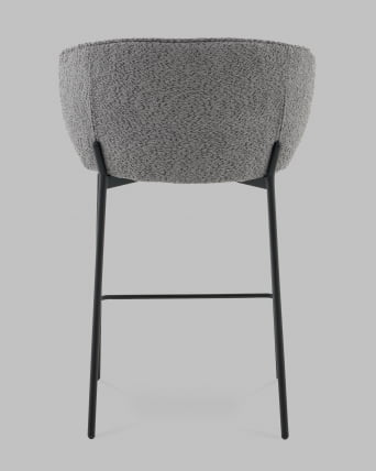 Стул полубарный Тисдейл букле темно-серый_4