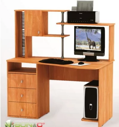 Стол компьютерный SN 05.13 Ольха русская_0