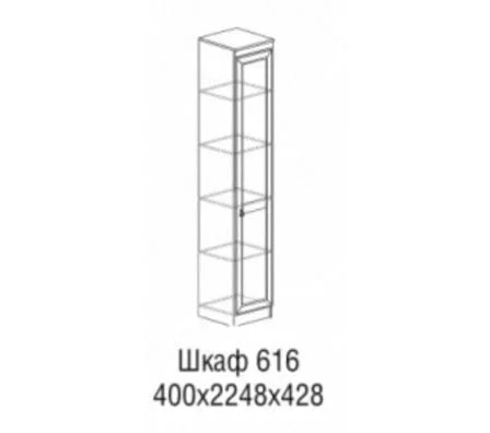 Шкаф Инна 616 денвер темный_1